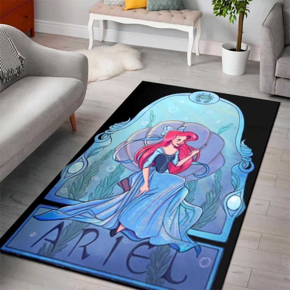 Ariel Disney Princess Characters Disney Movies 7 Teppich