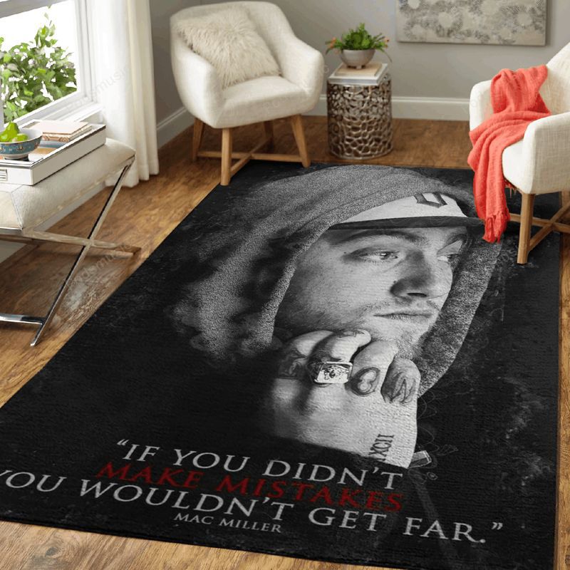 Mac Miller Quotes Music Art Teppich