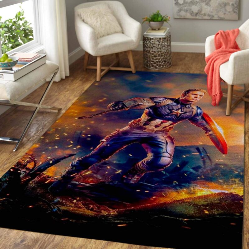 Avengers Marval Captain Teppich 1