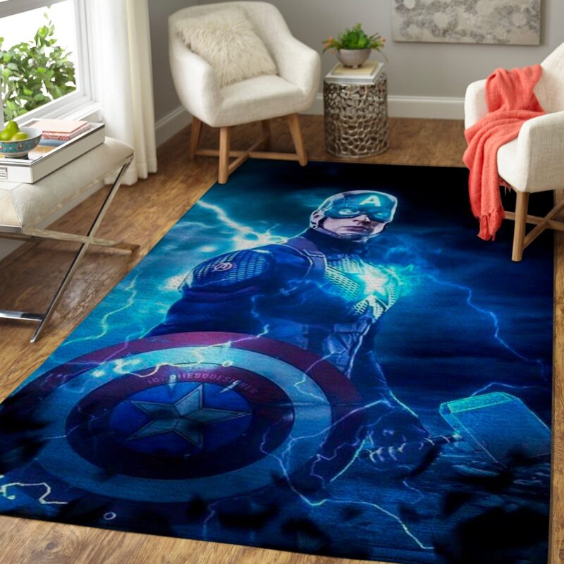 Avengers Marval Held Captain Teppich 1