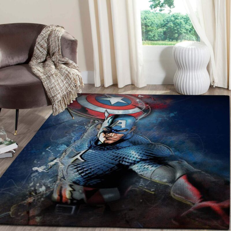Avengers Marval Held Captain Teppich 5