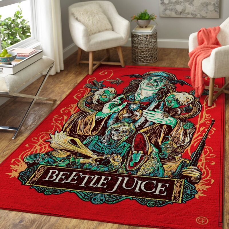 Beetlejuice Poster Film Teppich