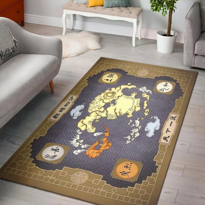 Die letzten Airbender Anime Map Teppiche