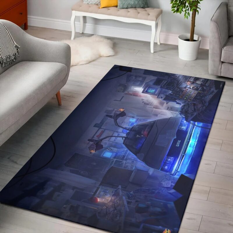 Digitale Kunst delorean Zeitreiseteppiche
