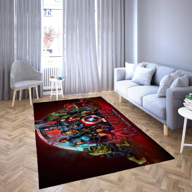 Marvel Avengers Alle Helden Teppich 55
