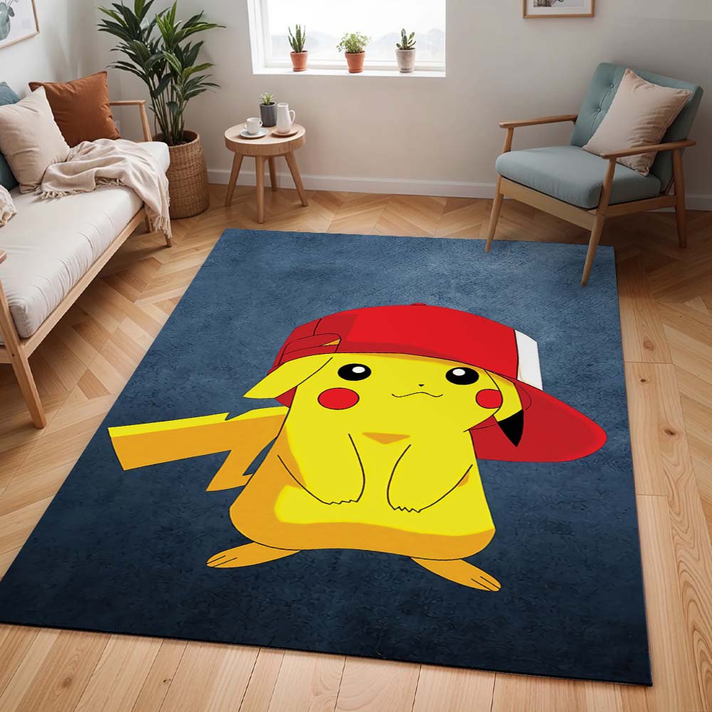 Pikachu mit Mütze süß Teppich