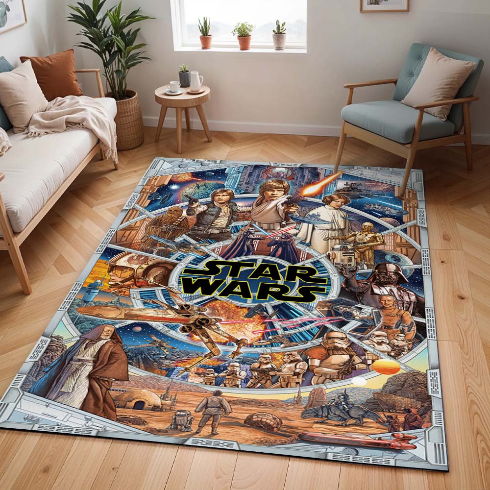 Star Wars Alle Charaktere 1004 Teppich