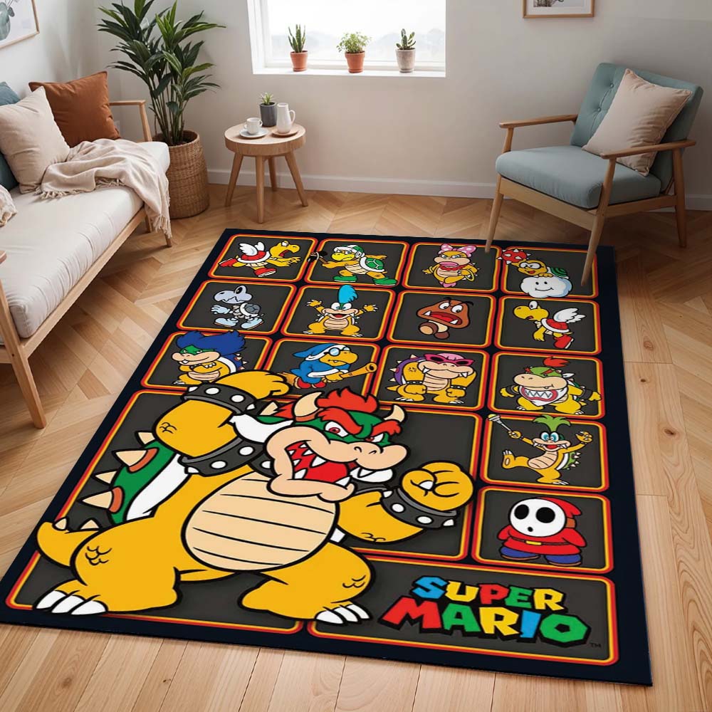 Super Mario Charaktere 47 Teppich