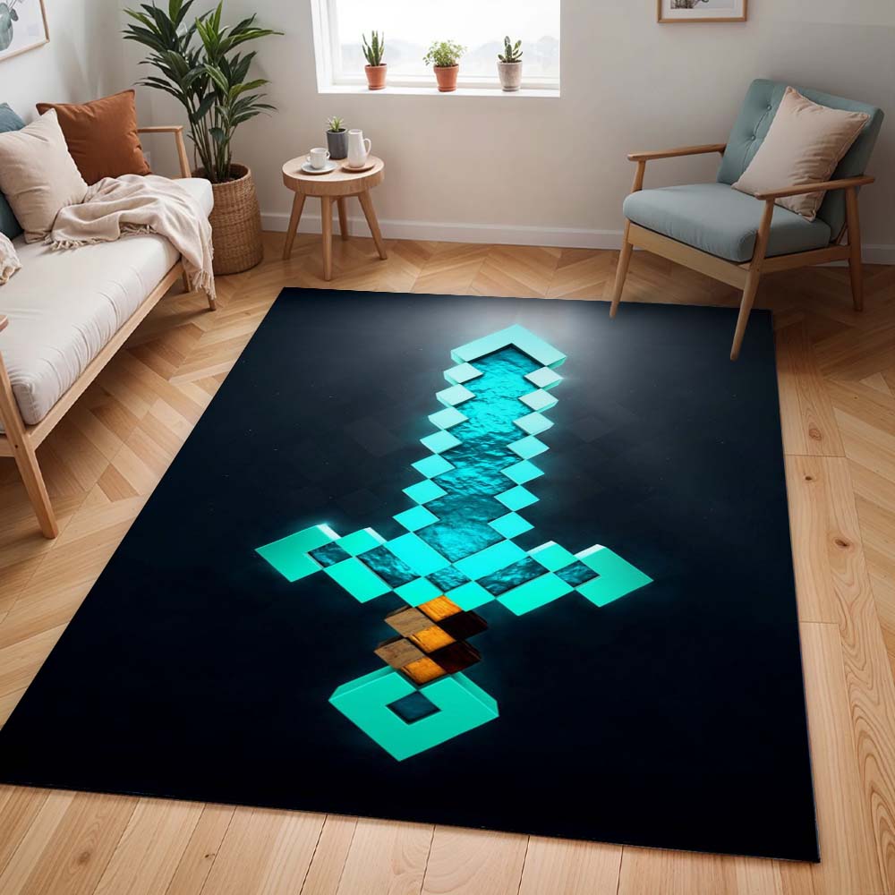 Verzaubertes Diamantschwert Minecraft Teppich