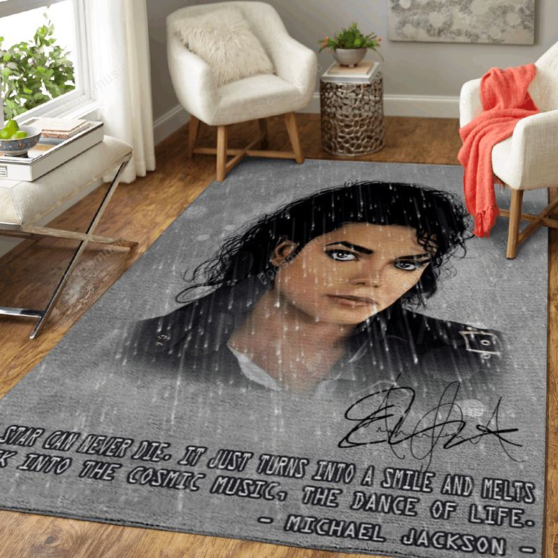 Michael Jackson Artwork Pop Music Collection Art Teppich