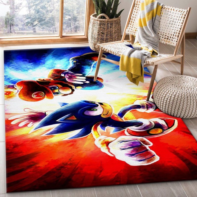 Mario Ft Sonic Teppich