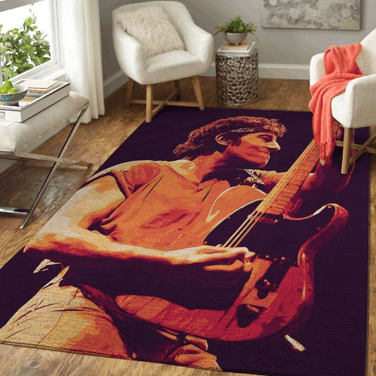 Bruce Springsteen American Singer The Boss Art Teppich