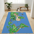 Super Mario World Map Teppich