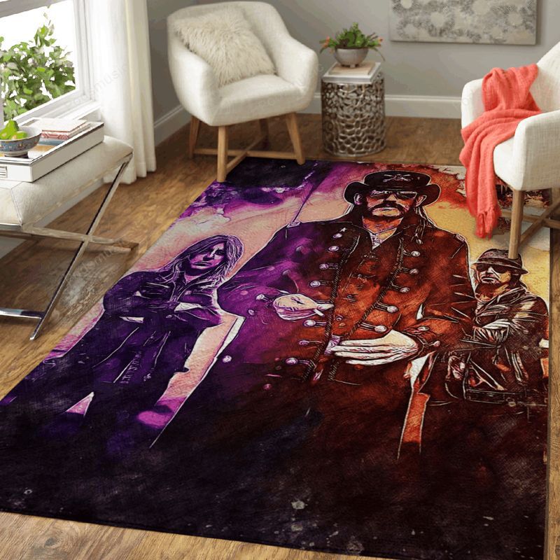 Lemmy The Motorhead Music Artwork Art Teppich
