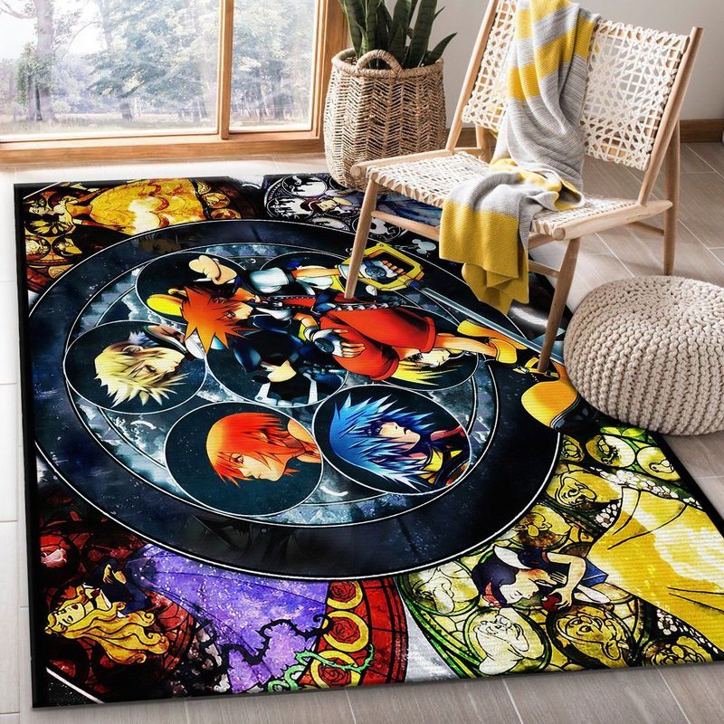 Kingdom Hearts Gaming With Disney Princess Teppich
