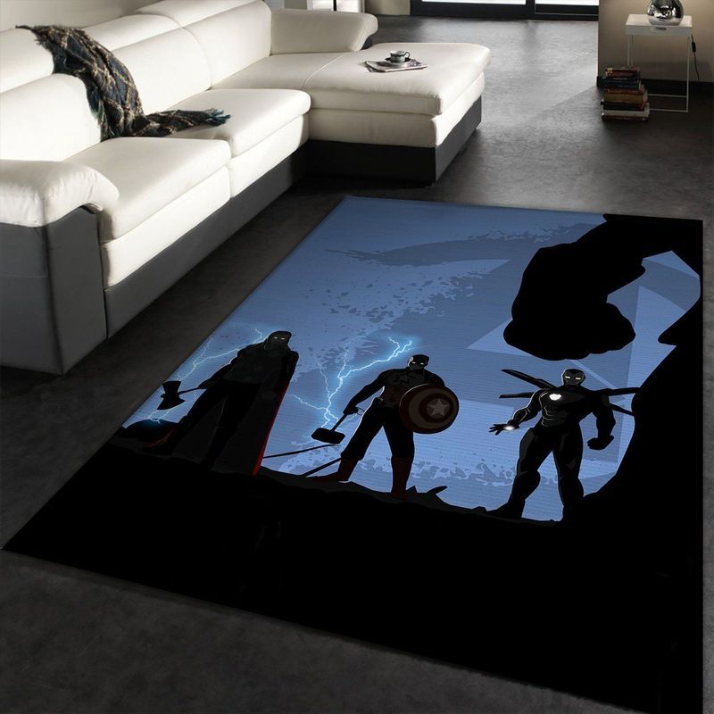 Thor Captain America Iron Man Hulk Marvel Studios Teppich