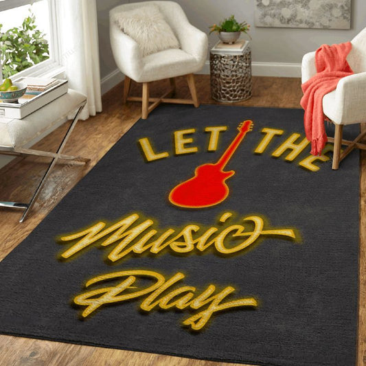 Neon Let The Music Play Neon Art Teppich