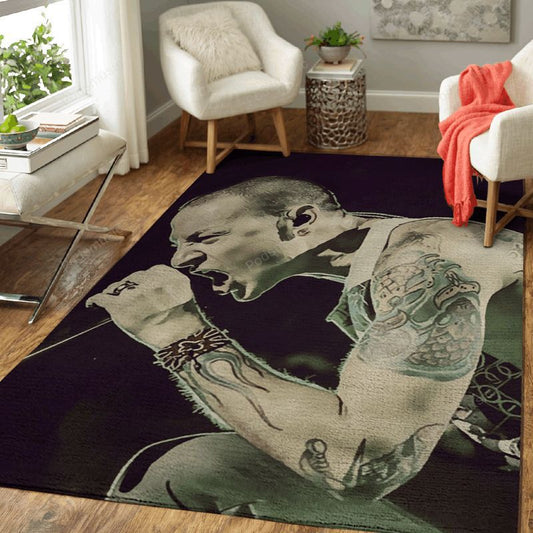 Chester Bennington Linkin Park 127 Music Art Teppich