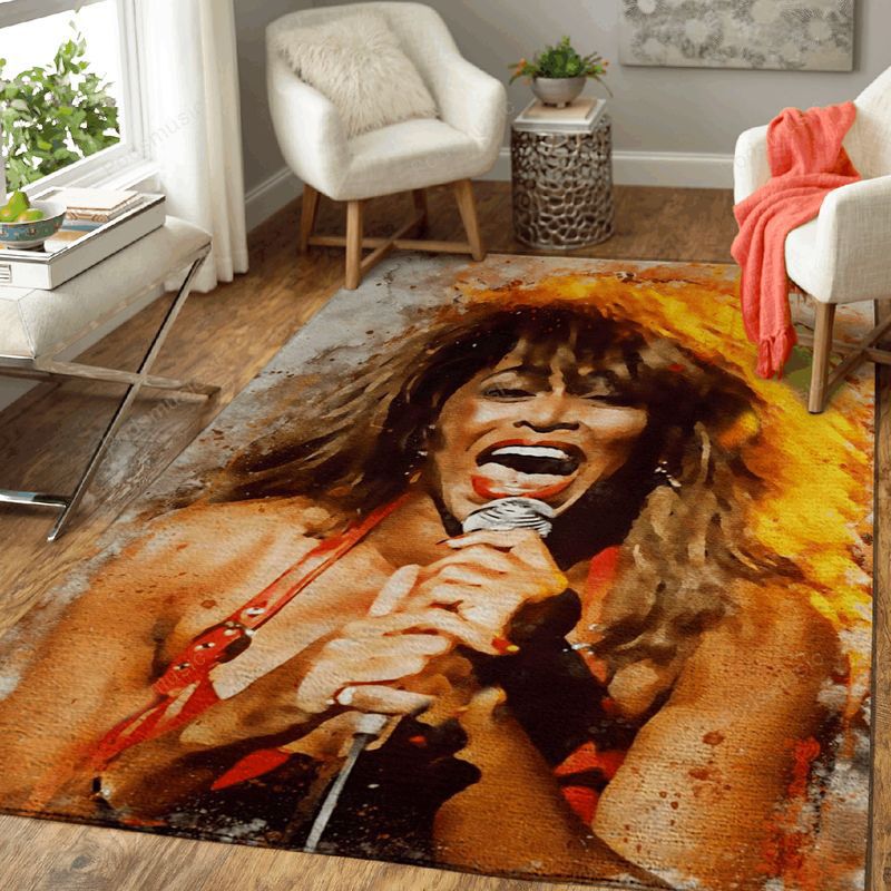 Tina Turner Music World Art Teppich