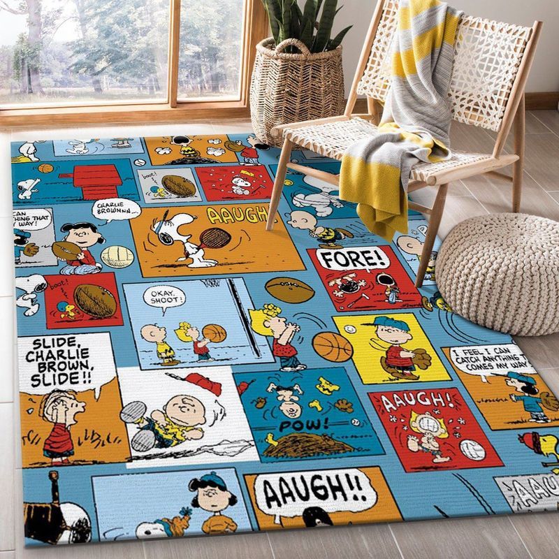 Snoopy Cartoon Movies Teppich