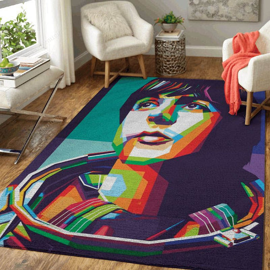 Wpap Paul Mccartney Music Art Teppich