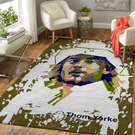 Thom Yorke Music Art Teppich