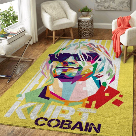 Nirvana Kurt Cobain Music Art Teppich