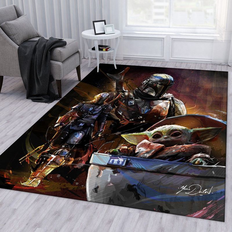 Mandalorian Baby Yoda Star Wars 12 Teppich