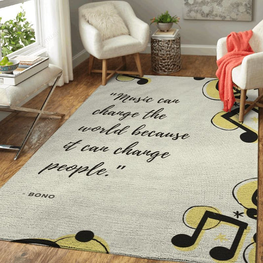 Music Quotes Art Teppich