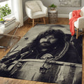 John Bonham Legend Music Artist Art Teppich