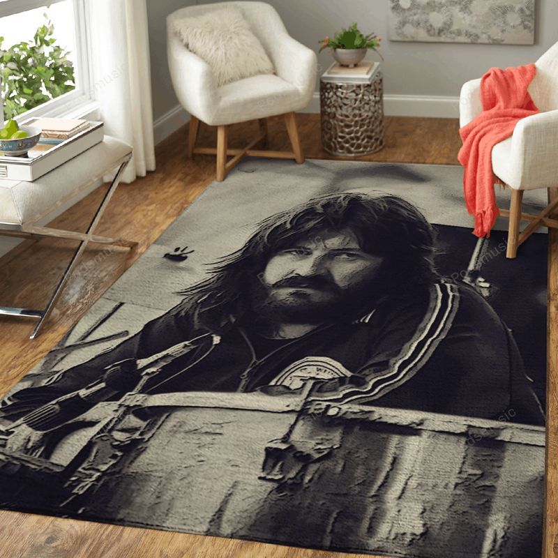 John Bonham Legend Music Artist Art Teppich
