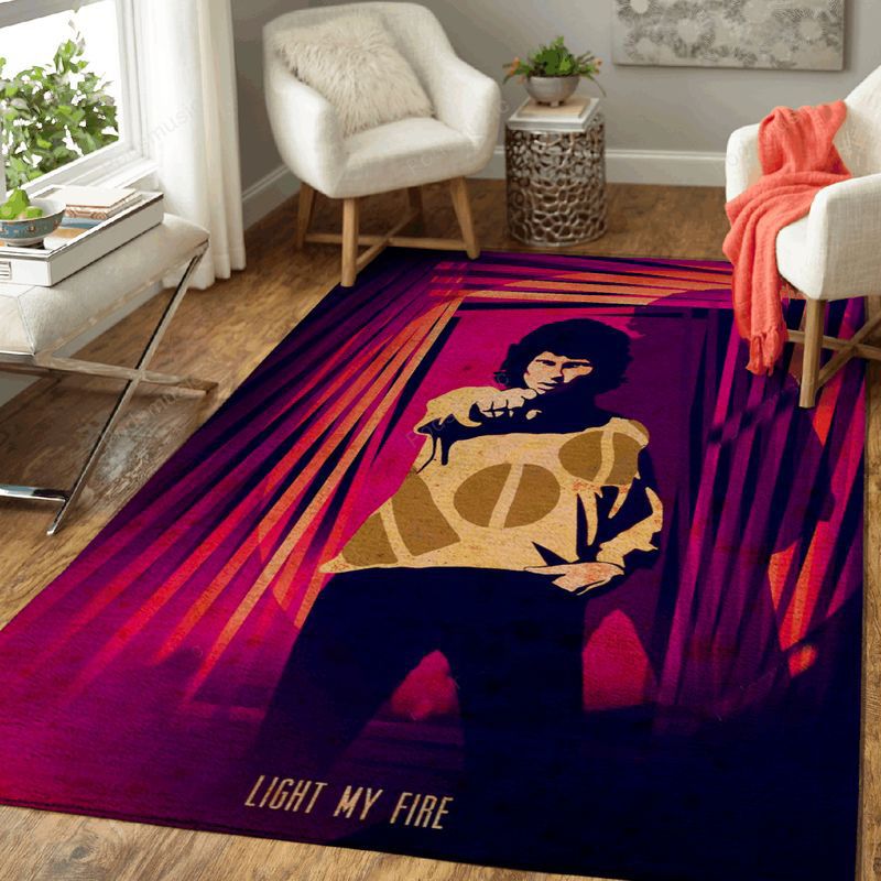 Light My Fire Music Art Teppich