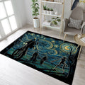 Stranger Things Van Gogh Starry Night Teppich