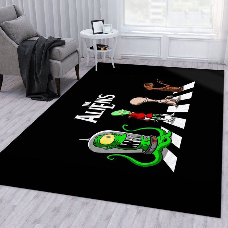 The Aliens Abbey Road Teppich