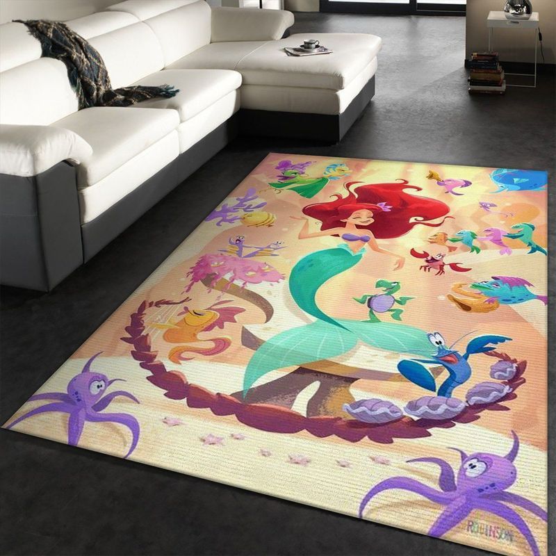 Ariel Disney Princess Characters Disney Movies Teppich