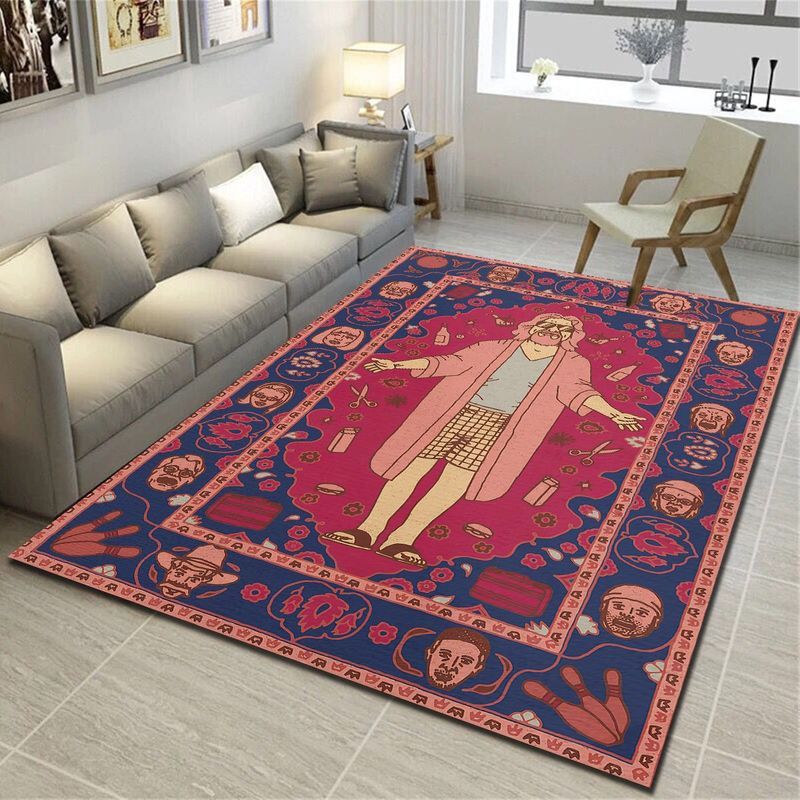 The Big Lebowski Carpet The Dude Living Room Bedroom Teppich