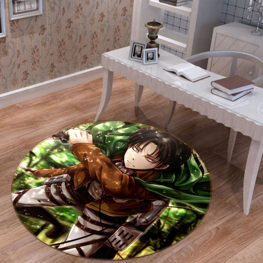 Attack On Titan Anime 11 Round Teppich