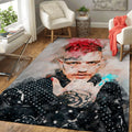 Lil Peep Print On Metal Music Art Teppich