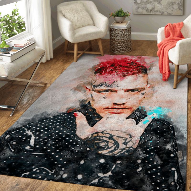 Lil Peep Print On Metal Music Art Teppich