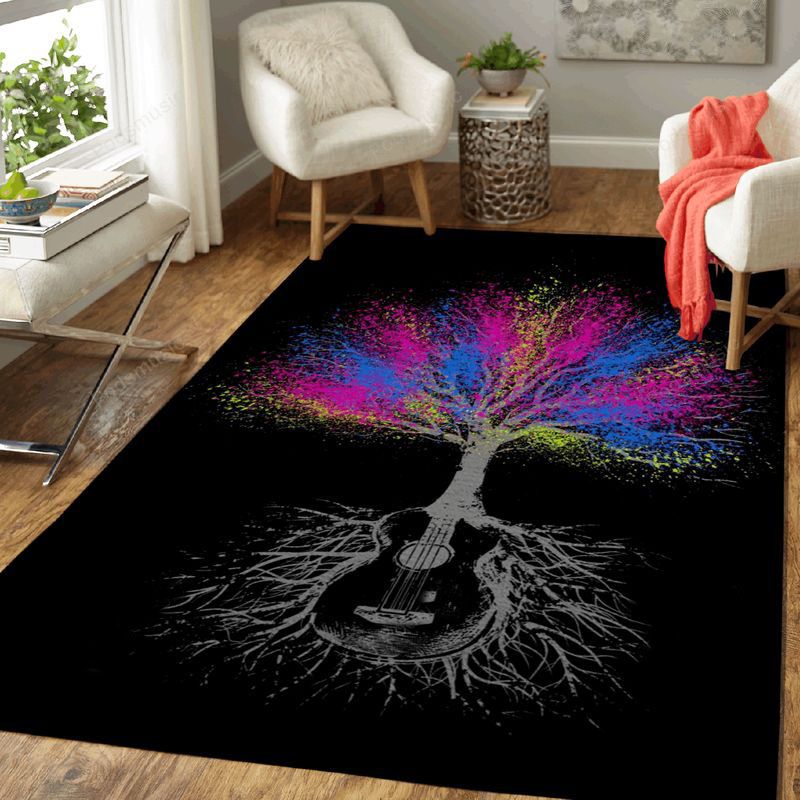 Music Guitar Nature Music Art Teppich