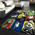 The Nightmare Before Christmas Movie Characters Teppich