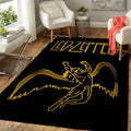 Led Zeppelin Music Artwork Art Teppich