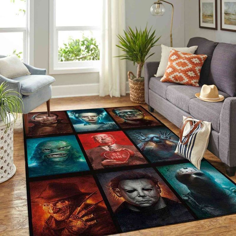 Horror Villain Characters 1 Teppich
