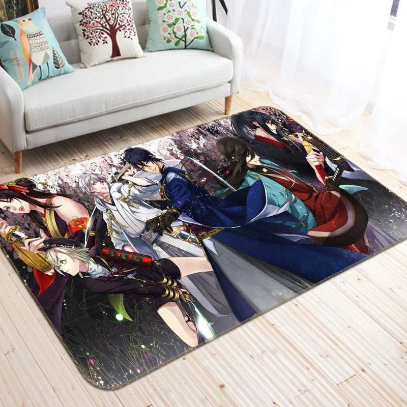 Touken Ranbu Anime 5 Teppich