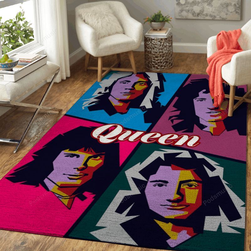 Queen Music Popart Teppich