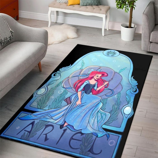 Ariel Disney Princess Characters Disney Movies 7 Teppich