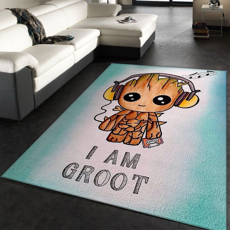 Baby Groot Guardians Of The Galaxy Marvel Movies Teppich