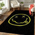 Music Rock Band Nirvana Music Legends Art Teppich