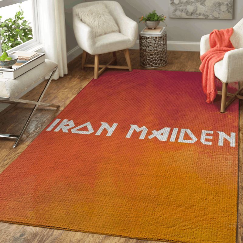 Iron Maiden English Heavy Metal Band Art 2 Teppich