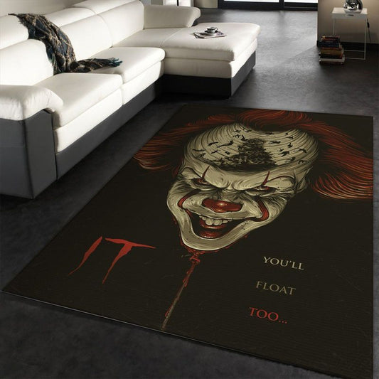 It Pennywise Dancing Clown Alternative Movie Youll Float Too Teppich